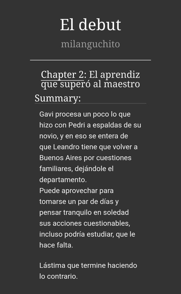 milanguchito_'s tweet photo. Subí el capítulo final de mi fanfic gadri / garedes. Leandro es top dom. gavi power bottom y pedri virgin top
dale like si te gustó, comentá y compartí con tu familia
https://t.co/5J5gzn4e5s
#gadri #garedes https://t.co/7HOUl5VqaY
