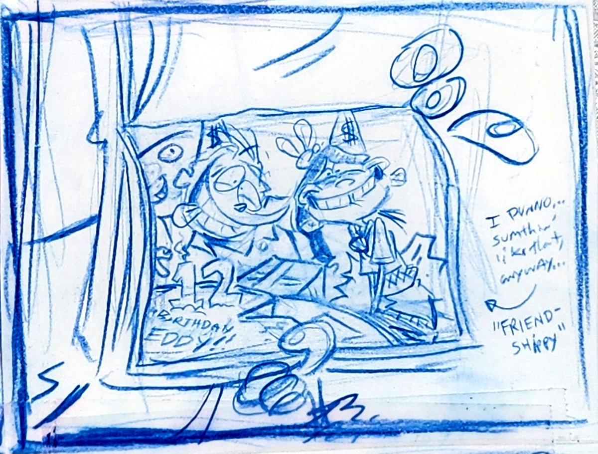 Raveneesimo's tweet photo. This one sold real fast! Eddy proves to Kevin that his tight bond with Double Dee goes way back. 

Cut/Alt scene from A Fistful Of Ed.  

#Ededdneddy #ededdneddycrew #eene #eenecrew #Cartoonnetwork https://t.co/wigfd36rim
