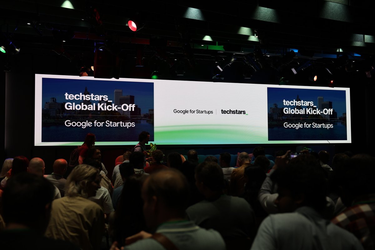 Techstars's tweet photo. Global Kickoff is officially underway. 💡

Yesterday we welcomed our Fall 2026 accelerator class into the Techstars network, and the energy in the room said it all.

This class spans 7+ accelerator programs, 57+ companies, and 11+ countries, with founders tackling everything from fintech and digital health to climate tech and space.

Over the next three months, they'll work alongside experienced mentors, receive capital investment, and tap into a global network built by founders who have been exactly where they are now.

To every founder starting this journey with us: welcome. We can't wait to see what you build.

Meet the full class 👇
 https://t.co/S0O2QVBueB