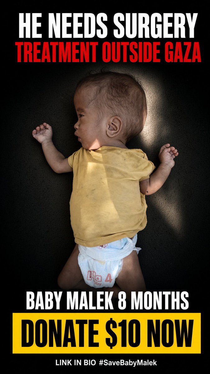 General78297611's tweet photo. 💔 MALEK IS STILL WAITING FOR HELP.

He’s only 7 months old and needs urgent treatment and food, but donations have slowed down. 🙏
Please don’t ignore him. Donate even $5 or share his story. ❤️

 https://t.co/Nd9MN5b0gu https://t.co/yeOkyI5hg4