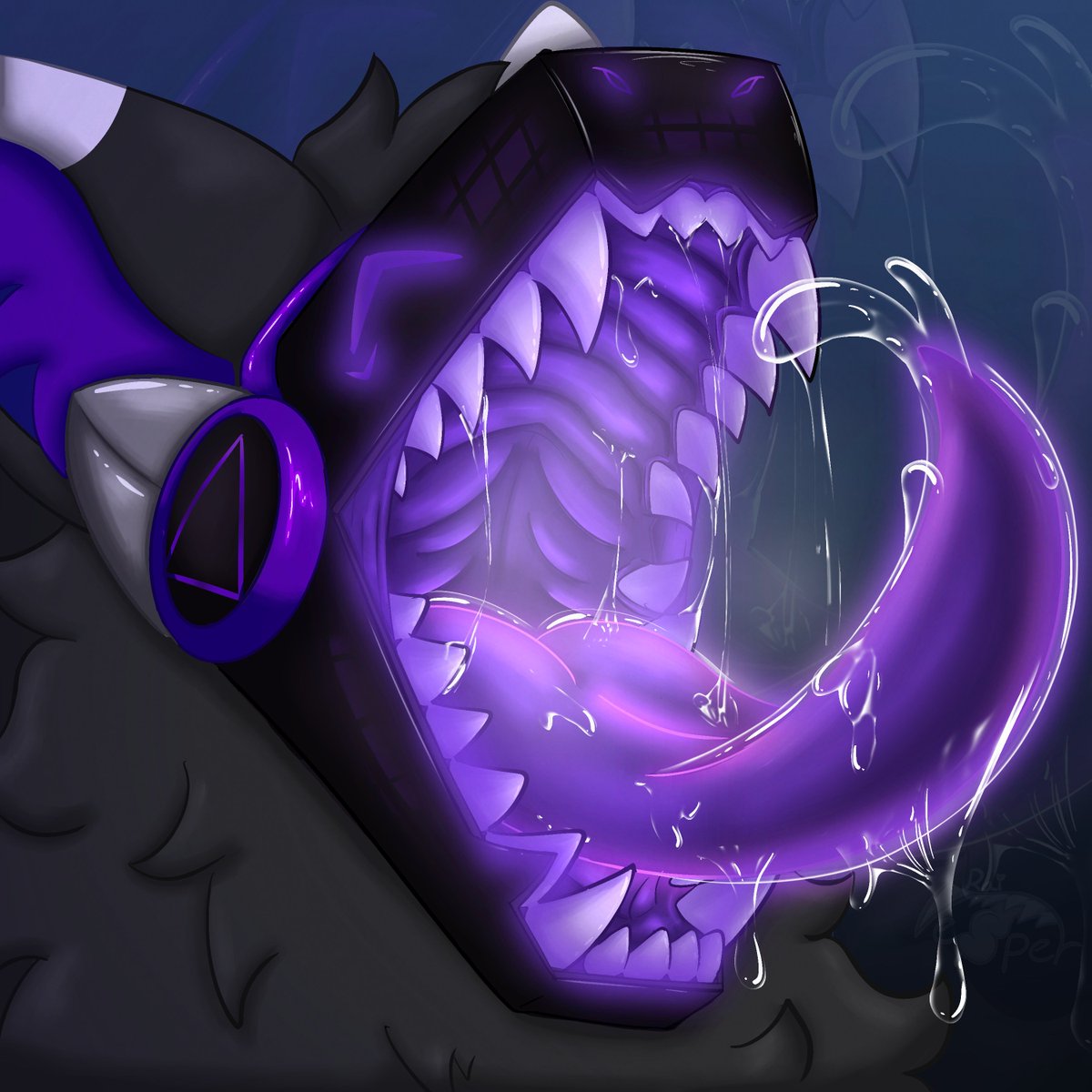 rai_vesper's tweet photo. Protogen Maw! https://t.co/W22puuCAYq