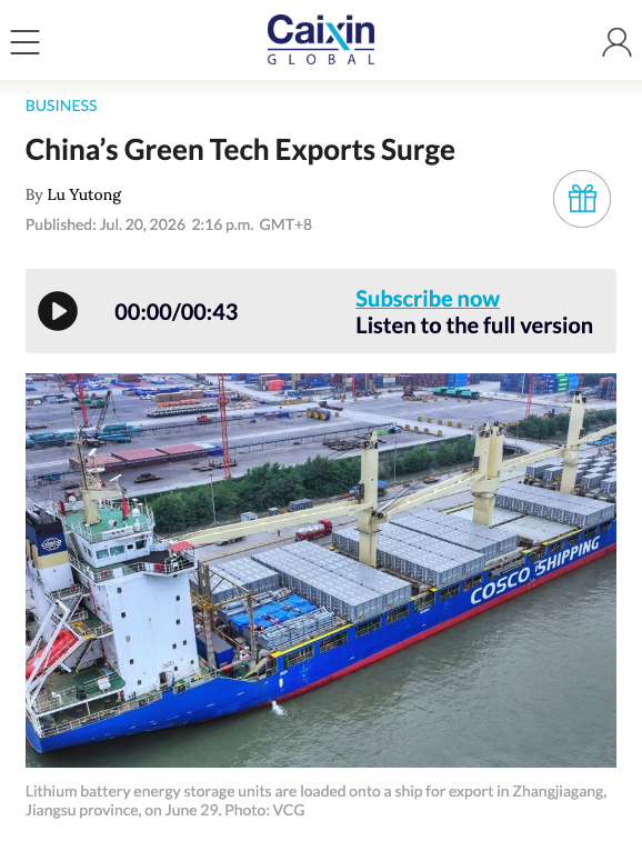 aldatweets's tweet photo. Forget Al Gore, forget Andreas Malm. The US war on Iran is causing a spiral of fossil destruction that's opened the door to surge in Chinese green technologies exports. Historians may look back on this as the green transition's decisive turning point. https://t.co/junfNeQXKx