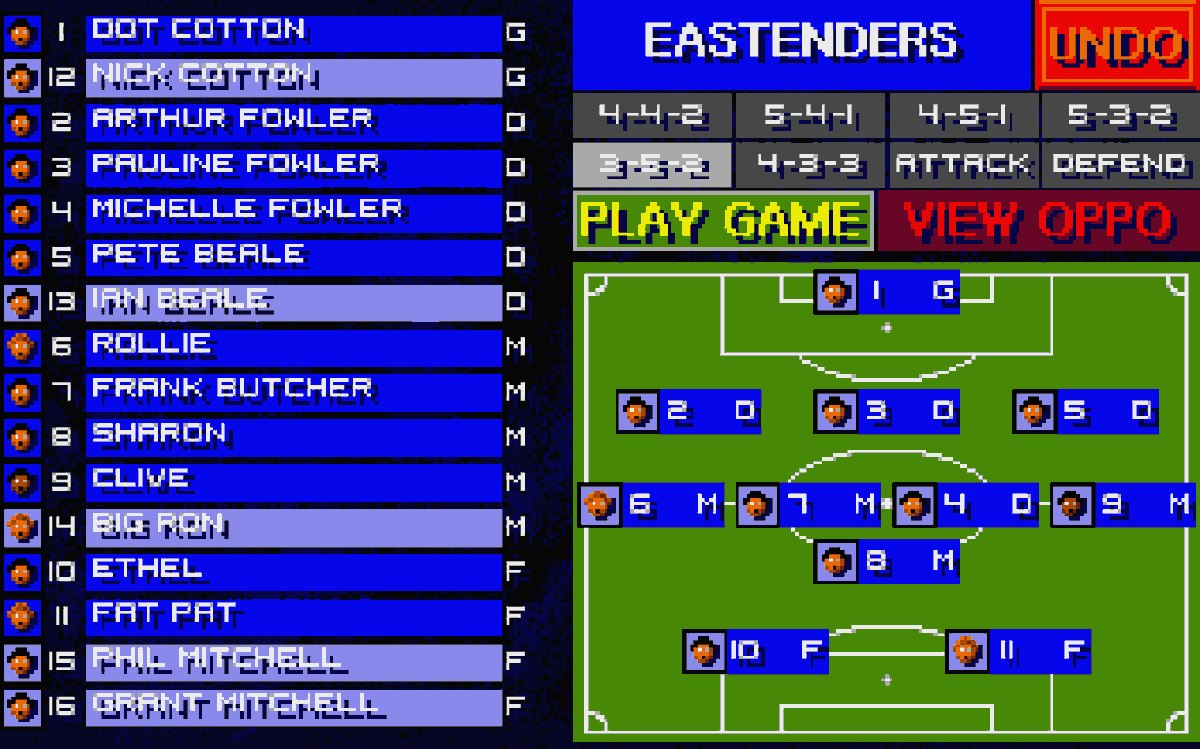 SensibleSWOS's tweet photo. Some cassic Custom Teams to jog your memory
Huge tactical decision to bench both Mitchell brothers!
#SensibleSoccer #swos #retrogamer #retrogames #retrogaming #gamersunite #football #soccer #Eastenders #amiga #commodore #megadrive #snes #gaming #90s https://t.co/Nf5LyDliZY