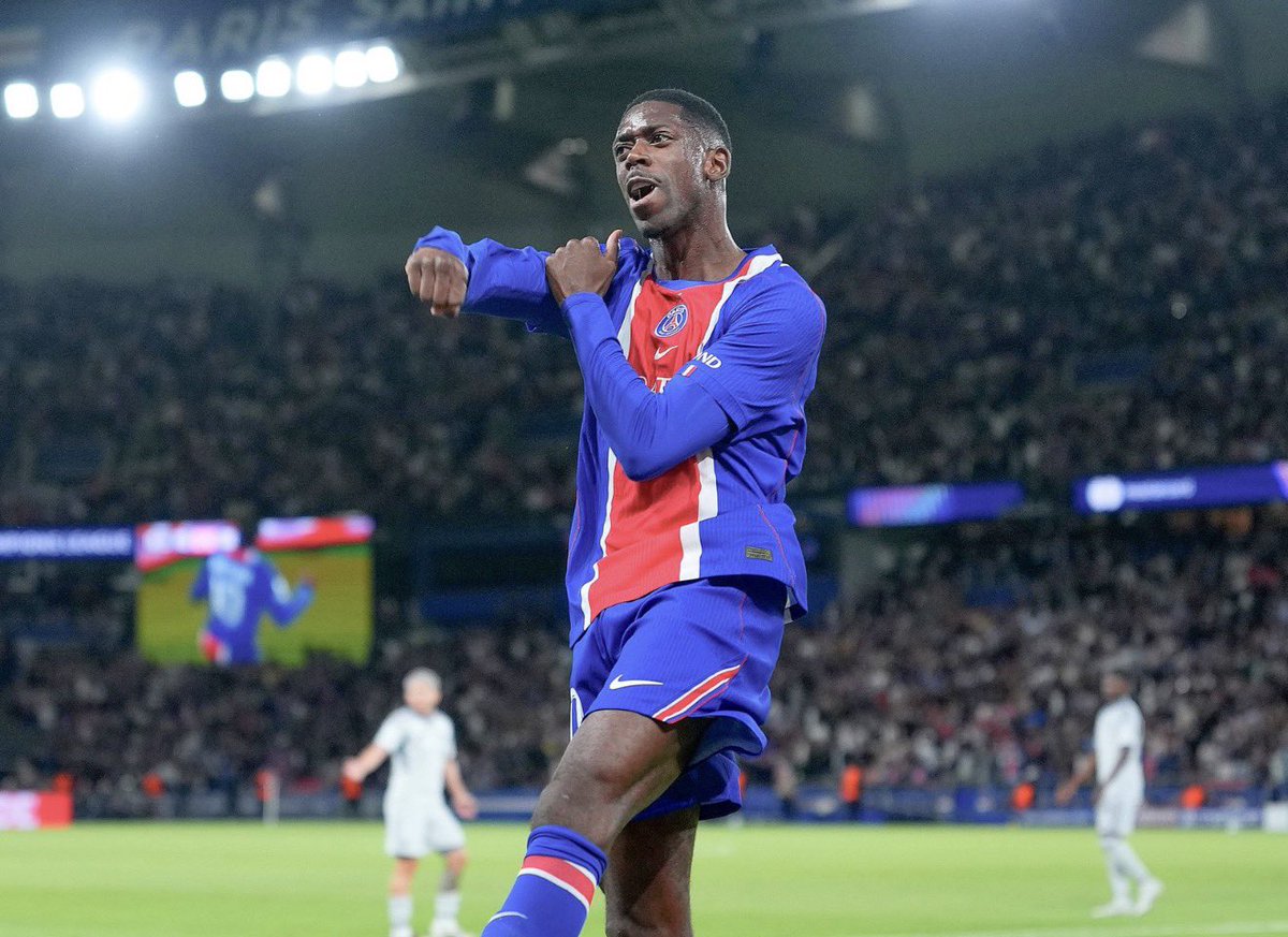 FabrizioRomano's tweet photo. 🔴🔵⚡️ Ousmane Dembélé reaches 30 Champions League goals and 50 Champions League G/A.

Starting his UCL season with a brace. 🤩 https://t.co/RiCbr27gvP