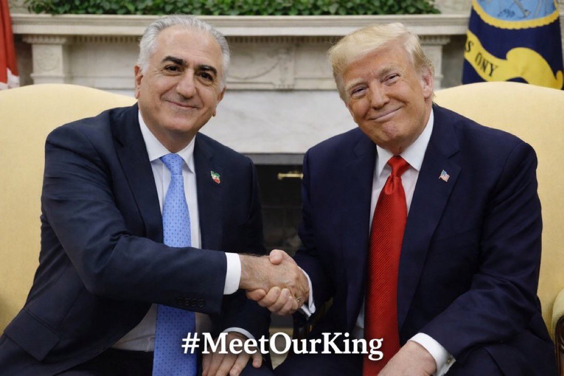 Martin_Sedi's tweet photo. @realDonaldTrump Regime change by the people of Iran with the support of the U.S. and Israel

Restoration of Pahlavi
Return of the King

#KingRezaPahlavi
#MeetOurKing https://t.co/vEQV2ziGnm