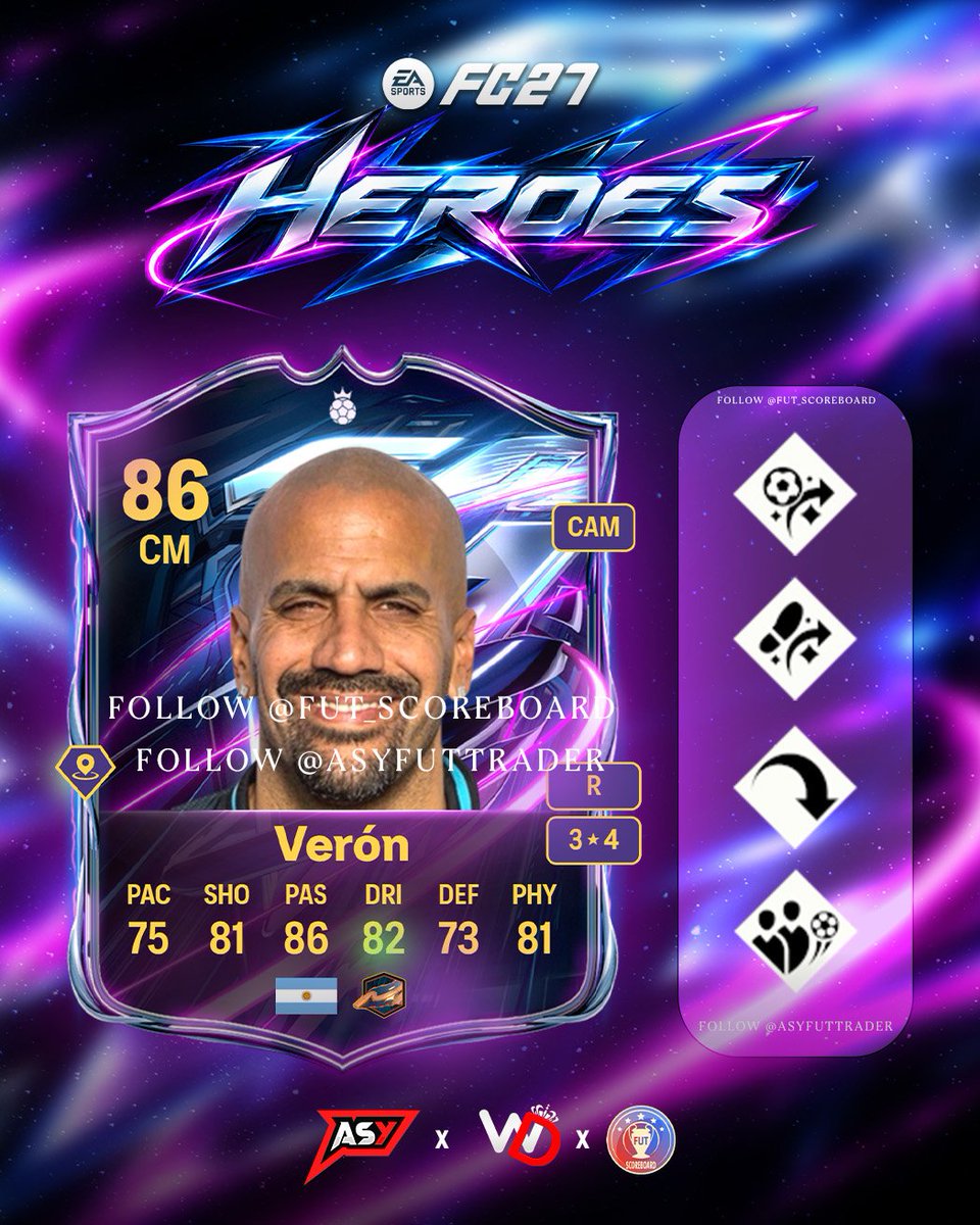 FutPoliceLeaks's tweet photo. 🚨💣 BREAKING: SUKER &amp; VERON FC 27 OFFICIAL 🔥🔥

Thoughts?????????? 👀

Next player? 👀👇 https://t.co/Pq00QtVzYD