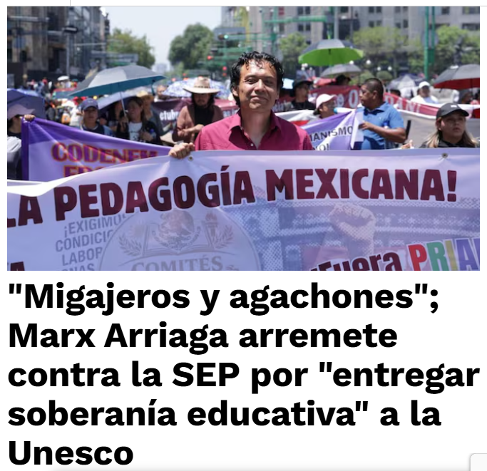 DonPorfifirio's tweet photo. Por culpa de este animal, la educación en México se fue en picada de una manera terrible.

¡Qué huevos salir a marchar! https://t.co/lcyZk62Zei