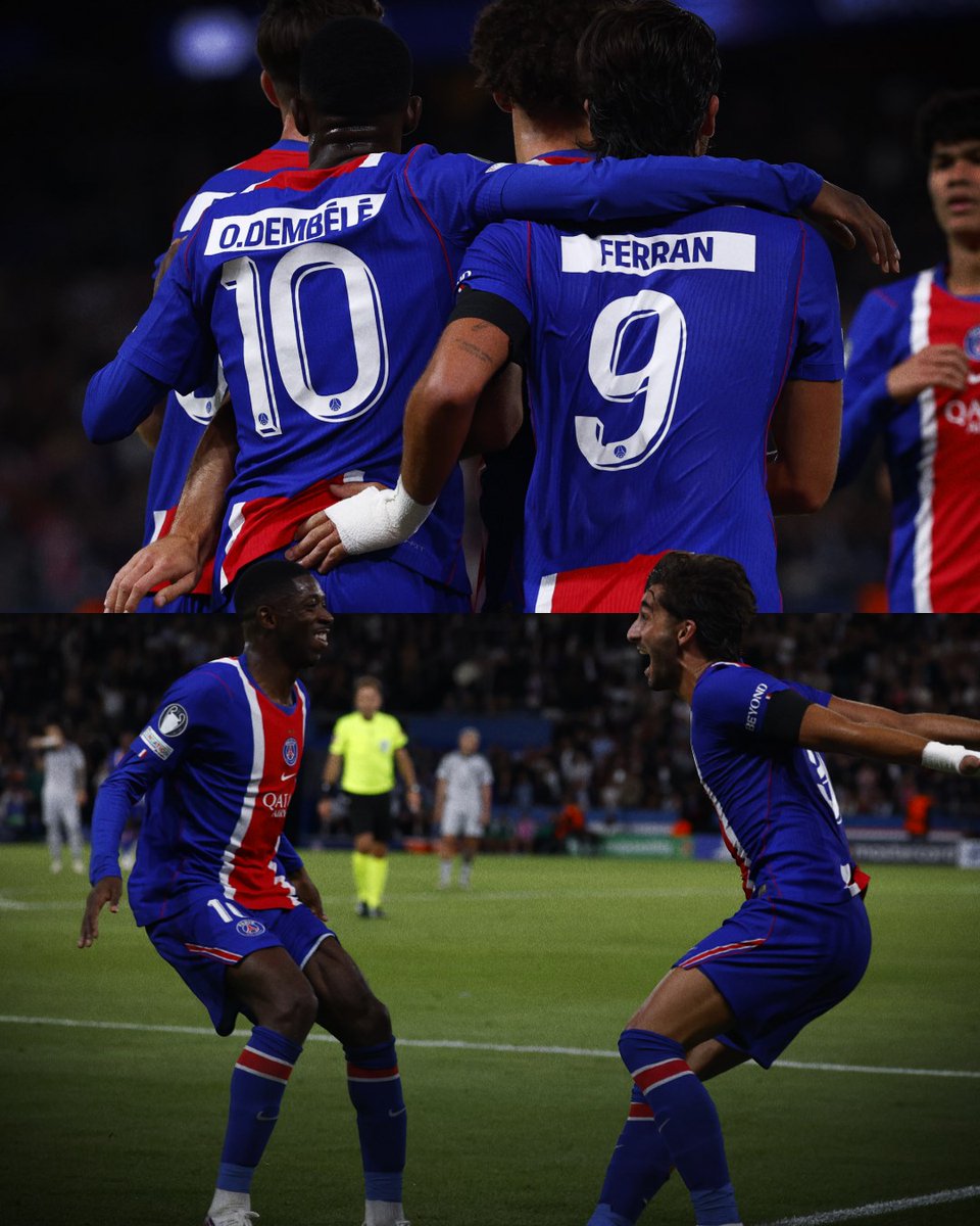 PSG_espanol's tweet photo. Ousmane Dembélé 🤝 Ferran Torres https://t.co/il3Q9wJgwJ