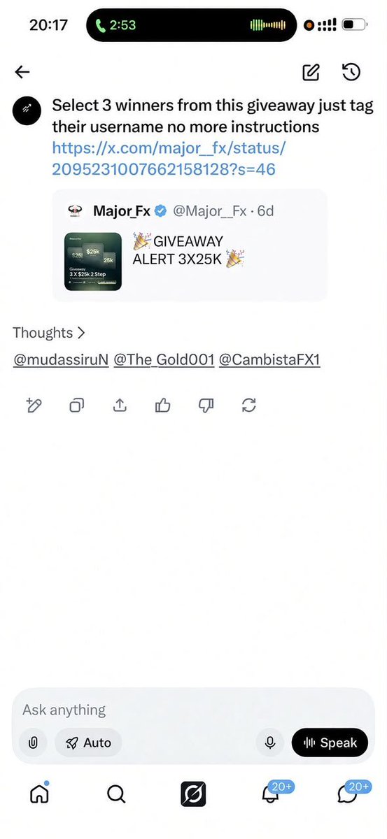 Major__Fx's tweet photo. Congratulations to the winners 🎉 

@mudassiruN
@The_Gold001
@CambistaFX1

Kindly open ticket on discord to claim your prize https://t.co/hsH47lU8zc