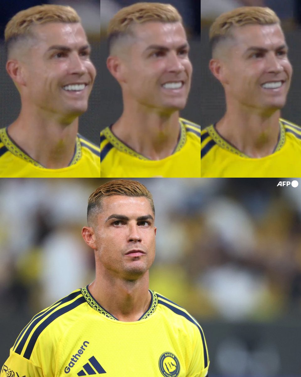 InvictosSomos's tweet photo. Hoy volvió a ser titular. Hoy volvió a marcar un GOLAZO DE CABEZA. Y hoy llegó a los ¡¡979 GOLES OFICIALES!! en su majestuosa carrera profesional. Cristiano Ronaldo ya está a solo 21 anotaciones de convertirse en el primer jugador en la historia que alcanza los ¡¡1000 GOLES OFICIALES!! en el fútbol profesional. Es cuestión de tiempo, señoras y señores. Lo va a lograr. Lo va a conseguir en esta misma temporada. CARGANDO CR1000.