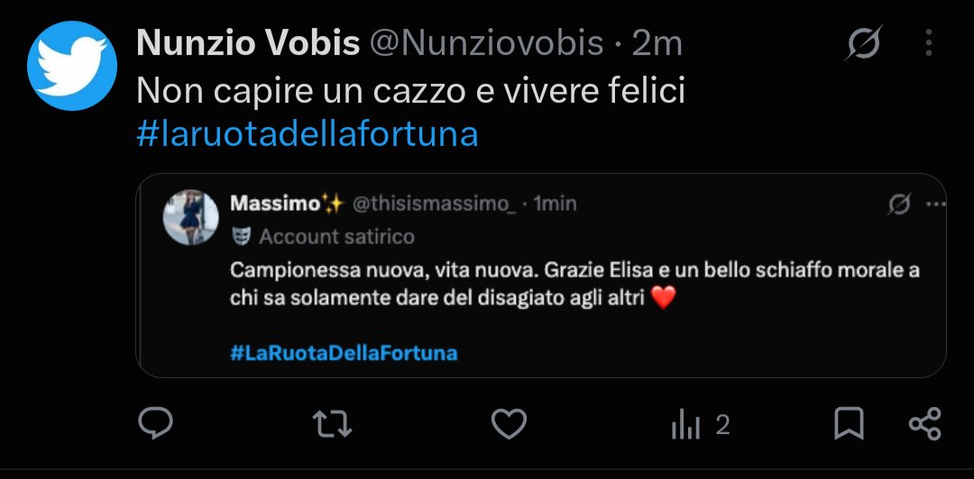 ichnusaite's tweet photo. Ma questo chi cavolo è? Il censore del programma??? Magari ci deve dire anche cosa e come si deve commentare....
#laruotadellafortuna https://t.co/llHWQzB3L5
