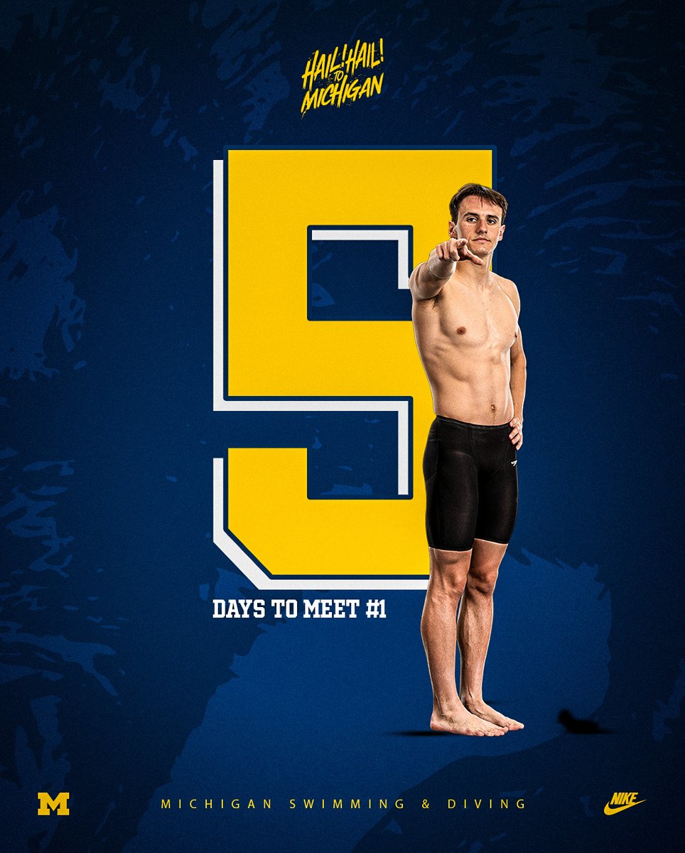 umichswimdive's tweet photo. FIVE. MORE. DAYS.

#GoBlue https://t.co/oDmWVynqkp