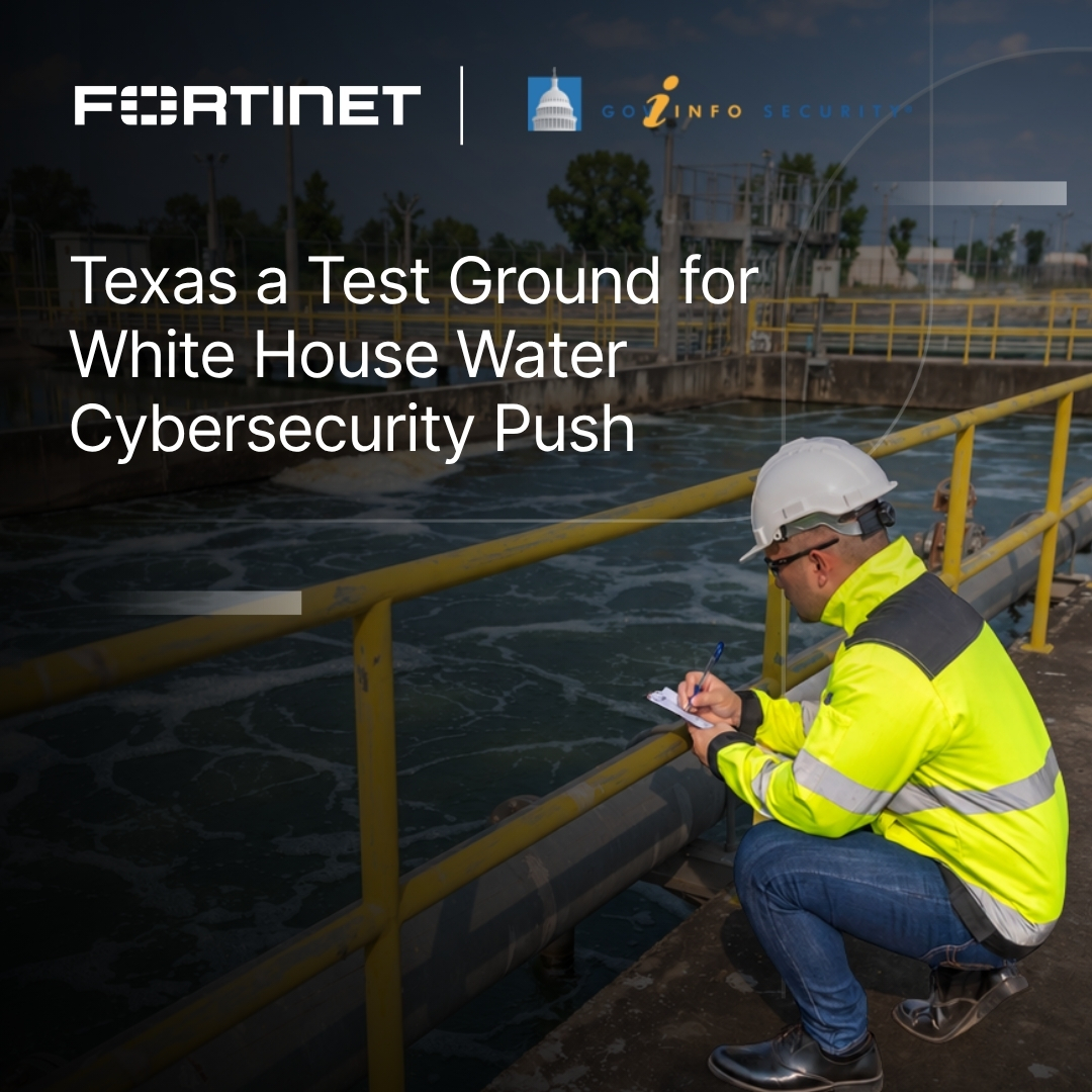 Fortinet's tweet photo. Texas is putting a new model for water cybersecurity to the test.

New coverage looks at Project Watershed 250, a six-month pilot connecting Texas water utilities with federal, state, and private-sector cyber expertise, including #Fortinet, to identify vulnerabilities and strengthen resilience.

The ambition goes beyond Texas: build an approach that can help protect under-resourced water systems at greater scale.

🔗 Read the latest: https://t.co/eZikXTIVlS via @ISMG_News
