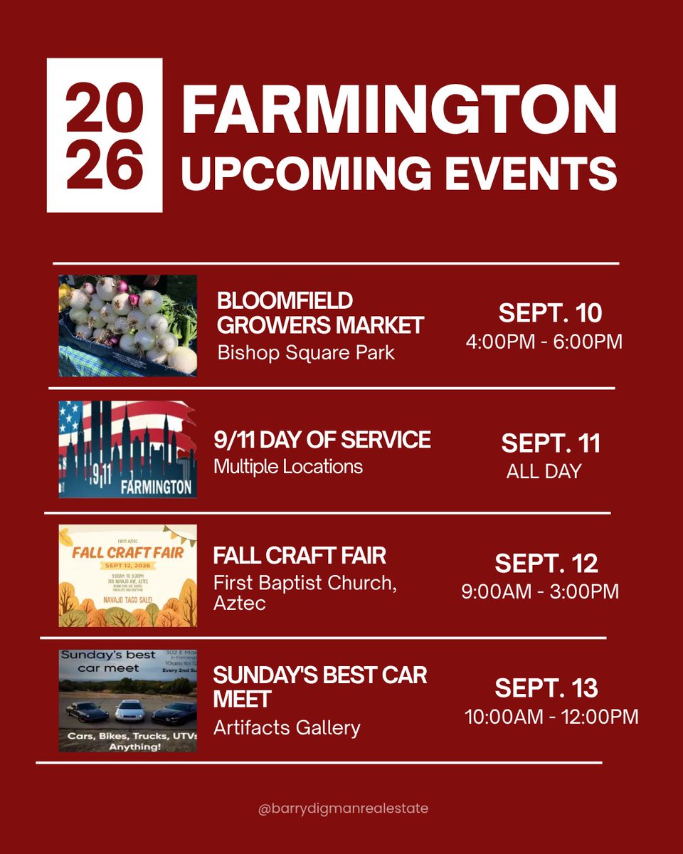 Barrydigman's tweet photo. Farmington is more than a place to call home—it’s a community full of local events, connections, and things to enjoy. 

Get out, get involved, and make the most of what our community has to offer! https://t.co/uocHw5mY21