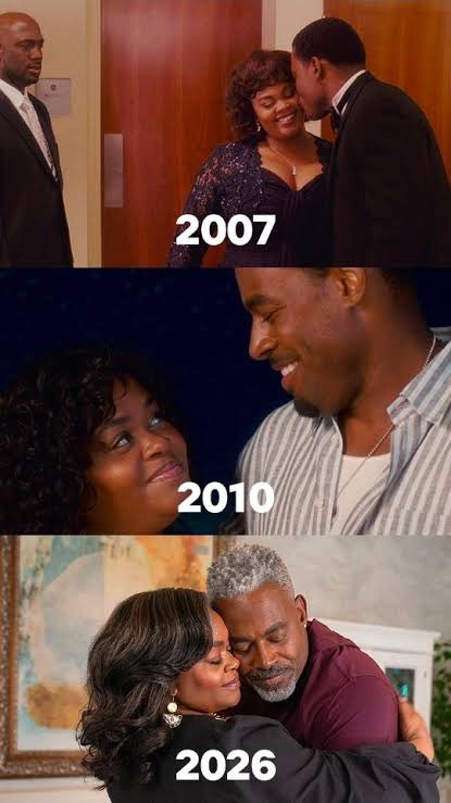 SelfieRunnerZA's tweet photo. The Sheila and Troy kind of love…For me, it’s how Troy holds Sheila and looks at her…I love their kind of love ❤️❤️❤️ #WhyDidIGetMarriedToo https://t.co/grbqtqU2m8