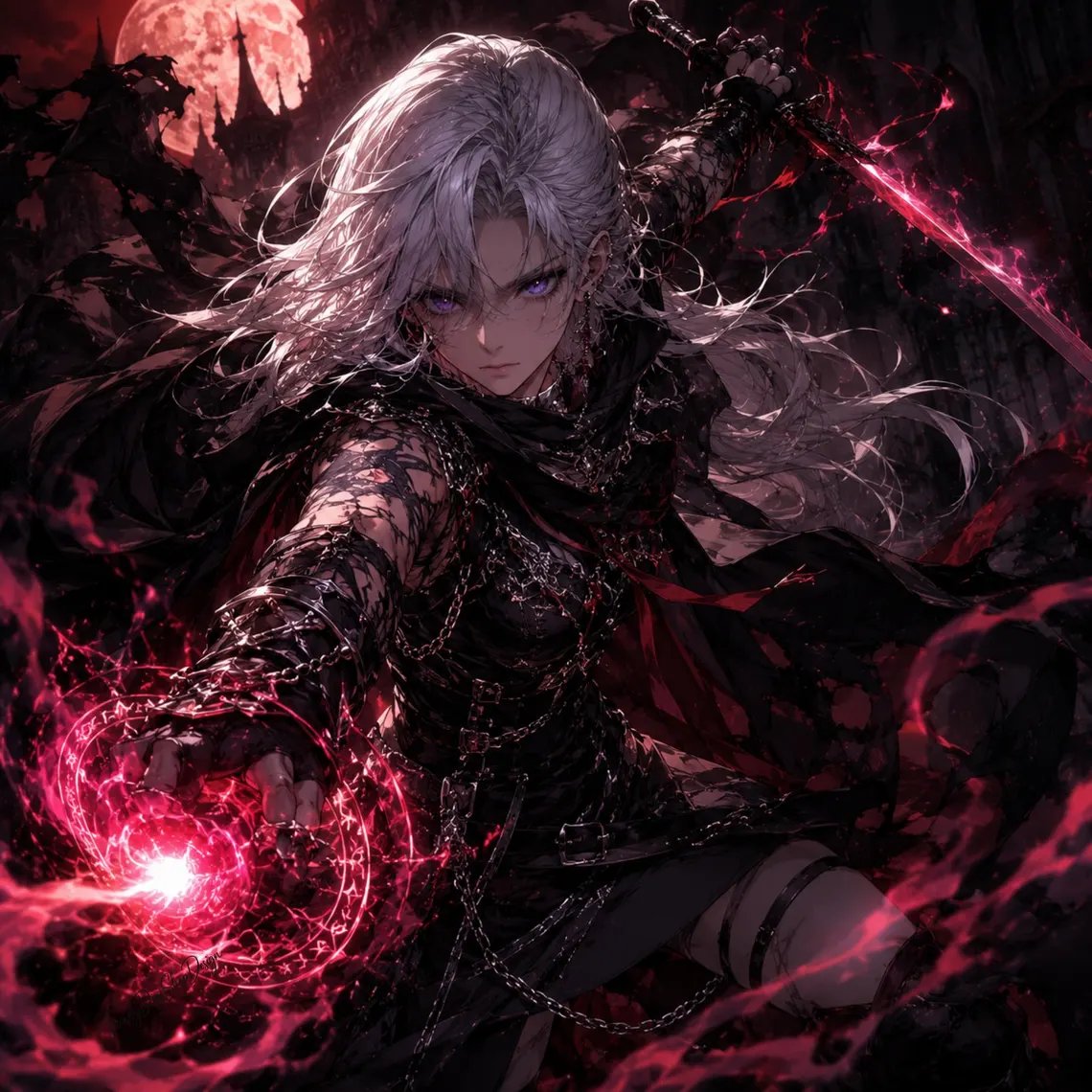 lunabrush12's tweet photo. Under the blood-red moon, a fallen warrior awakens forbidden magic to protect her ruined kingdom. With her cursed blade in hand, she must choose between revenge and redemption.
#DarkFantasy #FantasyArt #CrimsonMagic #WarriorArt https://t.co/wTfYxGYO00