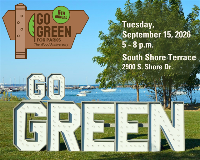 MkeCoDHHS's tweet photo. Celebrate the 5th anniversary of Go Green for Parks and support our park system. 🌳🌳🎉

Join fellow park lovers for drinks, appetizers, and fun tree-themed activities for all ages!

Register: https://t.co/0RIOmVQJ0y
📅 Sept. 15
⏰ 5-8 PM
📍 South Shore Terrace, 2900 S. Shore Dr. https://t.co/Lyk1rp4oJa