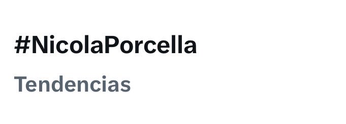 Pao_laDiazH's tweet photo. Tendencia orgánica! Él llama y respondemos, lo nombran y lo defendemos. Y ya está enterado, y nos mandó tarea, 🫡
#NicolaPorcella https://t.co/7GhQu6ATKK