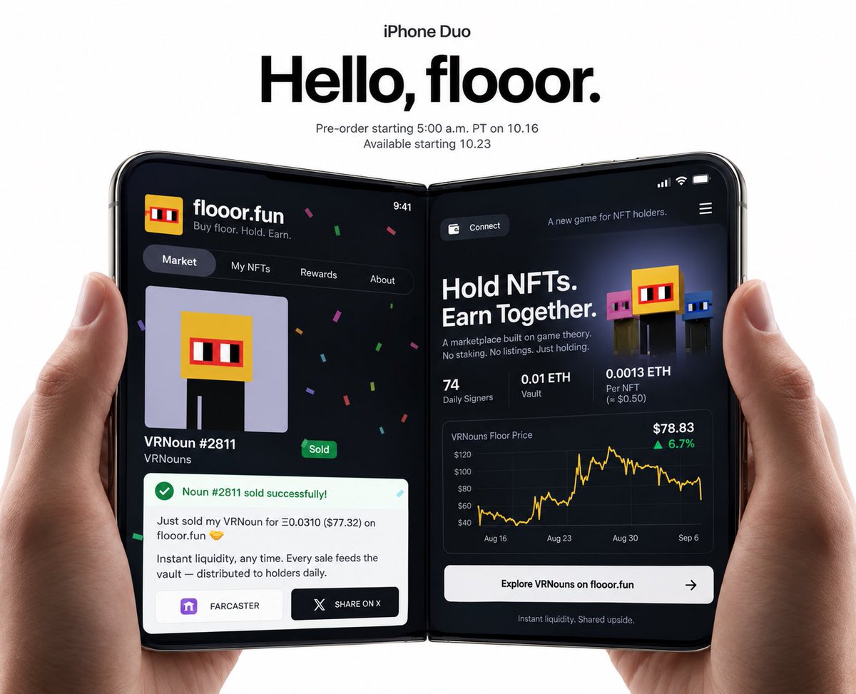 vrnouns's tweet photo. Use https://t.co/megMpmTv7Y before $base airdrop.

Then you can buy an apple duo. https://t.co/fzkZBXONJe