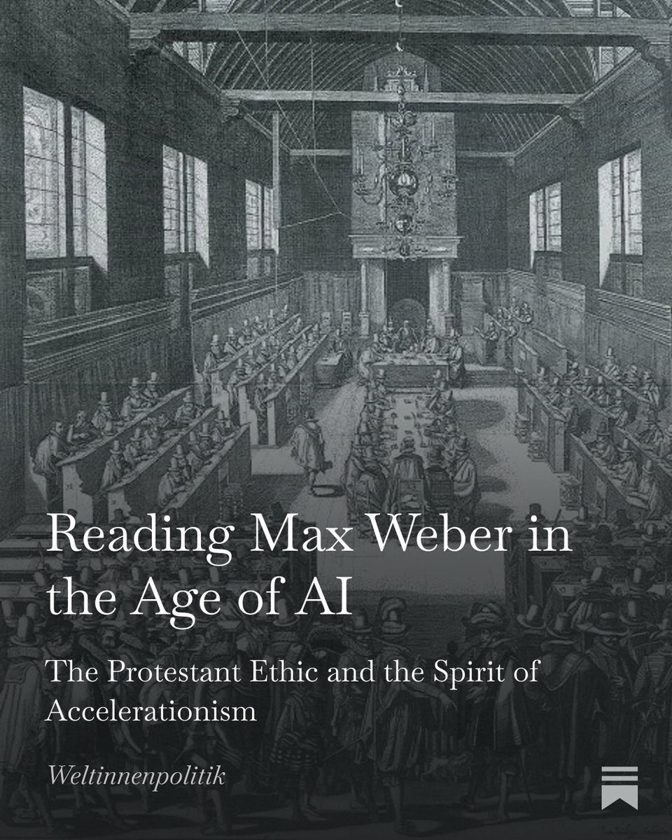 njtmulder's tweet photo. A Weberian view of the rationality of the AI boom: https://t.co/fcnqoVXxSb https://t.co/MkH0wNt4ji