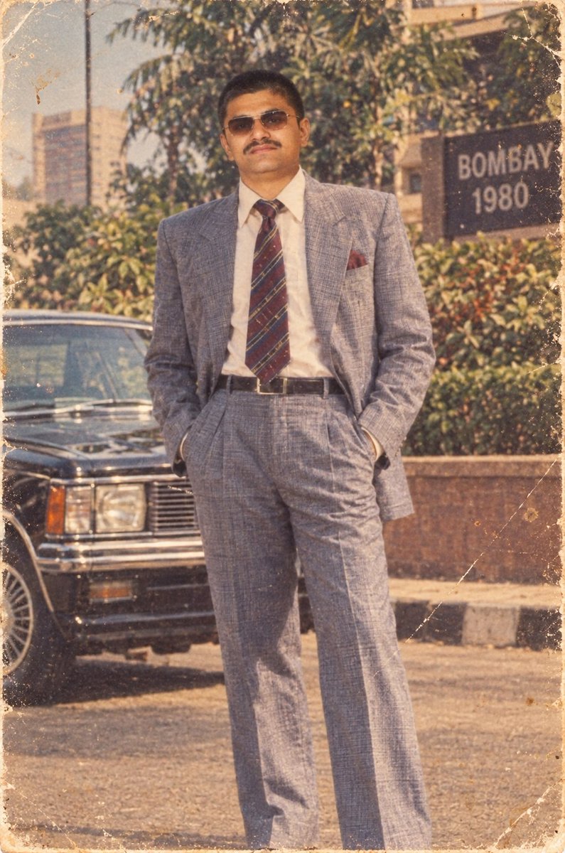 SamirBhuta's tweet photo. Back to the era of elegance  
#1980trend 
Vibing to the 80s trend https://t.co/pvyRjnxn2A