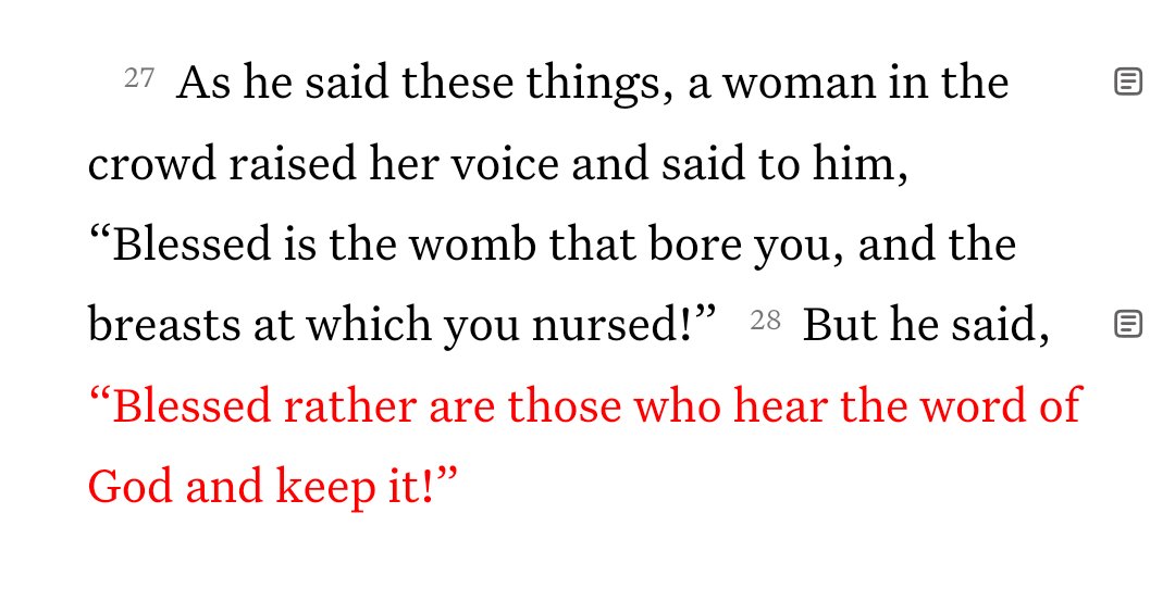 ShareYourBread7's tweet photo. Every opportunity Jesus is given in the Gospels generate his mother he does exactly the opposite. 

Freedom is a Hebraic/Christian- Protestant biblical concept. 

Roman Catholicism historically knows nothing of individual liberty. https://t.co/9Qzmix0Qz4