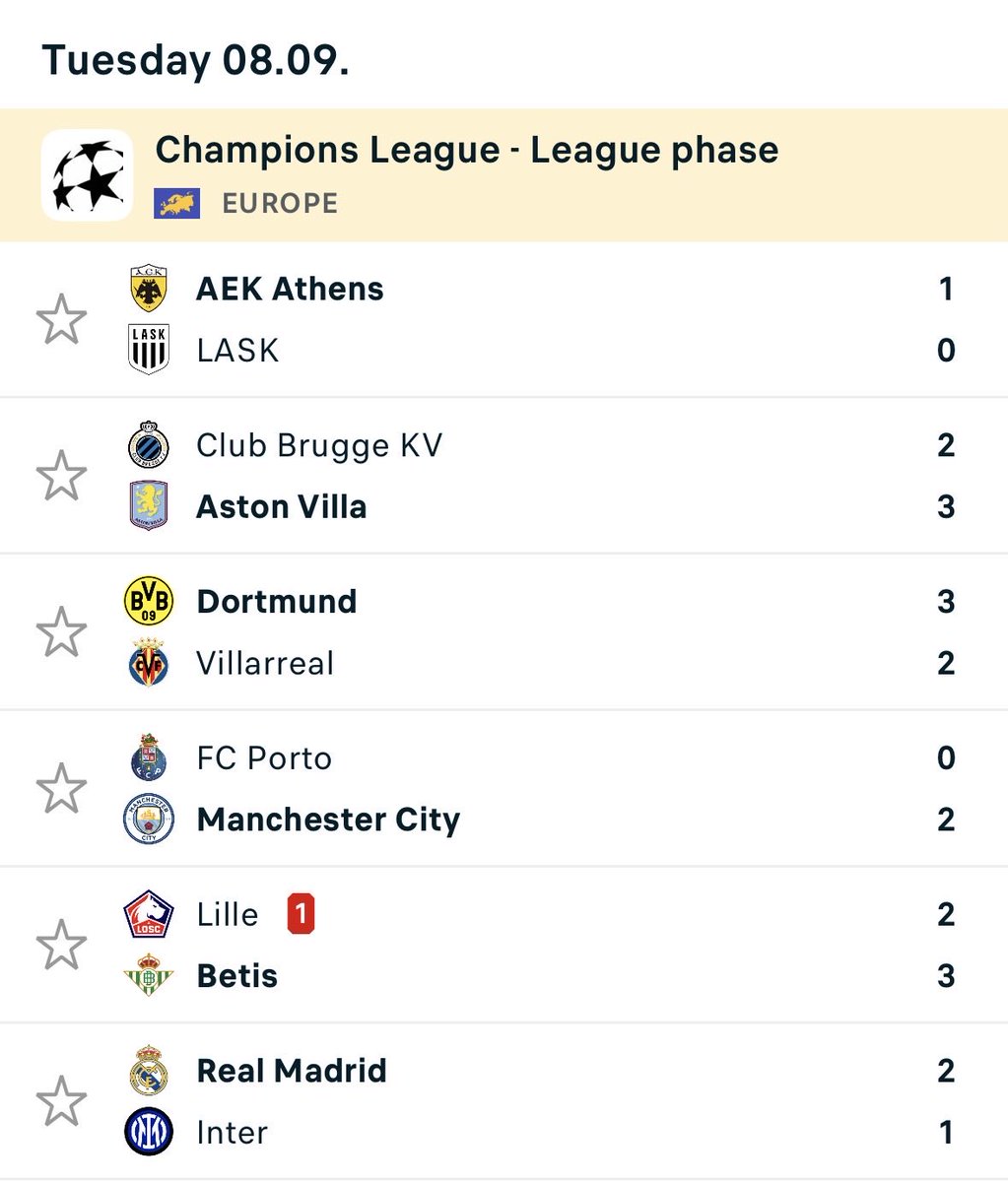 SideLineExperts's tweet photo. We came. We saw. We conquered.

I am the goat. Im him. I’m soccer. 

Side Line Experts. The only account every single soccer gambler needs to follow on this planet.

Perfect 8-0 today. 16-2 official documented record for today and yesterday. The unthinkable is real and here right now. 

9/9/26 UCL Day 2⚽️🇪🇺

20u PSG -3.5 (+110)🔒✅
20u PSG -2.5 + Barcelona -2.5 parlay (+130)💣✅
20u Sporting CP ML (-130)💣✅
20u Liverpool ML (-150)💣✅
20u Arsenal ML (-145)💣✅
10u Barcelona -3.5 (+125)✅
10u Stuttgart/Viking o3.5 (-155)✅
10u VIP PARLAY (+710)✅✅✅

Parlay of the Day🚀 (+1044)✅✅✅
PSG -2.5
Barcelona -2.5
Liverpool ML
Sporting ML
Arsenal ML

9/8/26 UCL Day 1⚽️🇪🇺
20u Real Madrid/Inter o2.5 + BTTS yes (-150)🔒✅
20u Real Madrid ML (-170)💣✅
20u Real Madrid/Inter BTTS yes + Dortmund/Villarreal o2.5 (+121)💣✅
20u Dortmund/Villarreal o2.5 + BTTS yes  (-165)💣✅
20u Manchester City ML (-155)💣✅
10u Real Madrid/Inter o3.5 (+105)❌
10u Dortmund ML (-125)✅
10u Dortmund/Villarreal o3.5 (+115)✅
10u Real Betis +0.5 (-145)✅
10u AEK Athens/LASK o2.5 + Aston Villa +0.5 (+129)❌
PARLAY OF THE DAY #1 (+673)✅