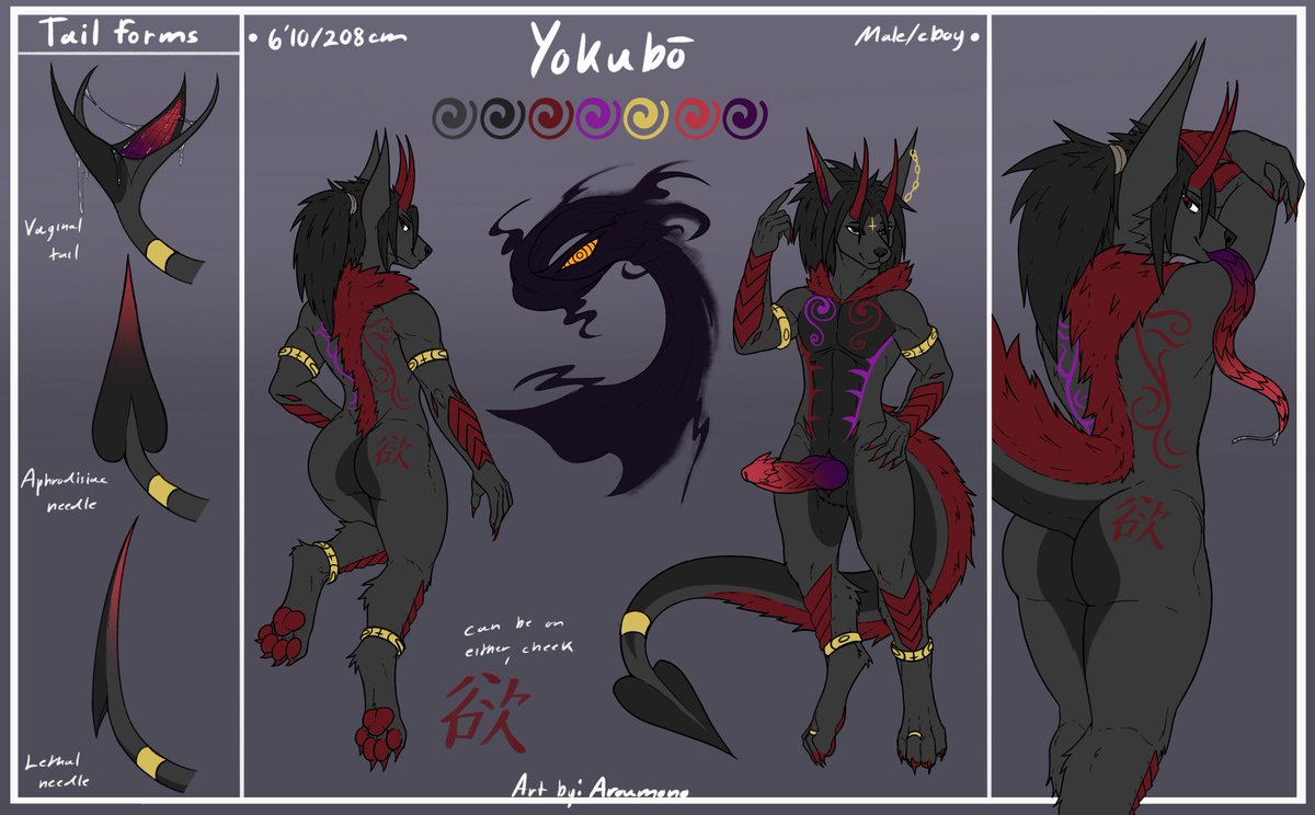 KileyMoride's tweet photo. 18+
New Yokubō! For once cuz I wanted a new design. But also due to his evolution to an archdemon...
Epic remake...Honestly a VERY late post. Havent been keeping up here. But shit will be posted again!

Done by @Aroumono https://t.co/G2FPYDcgLt