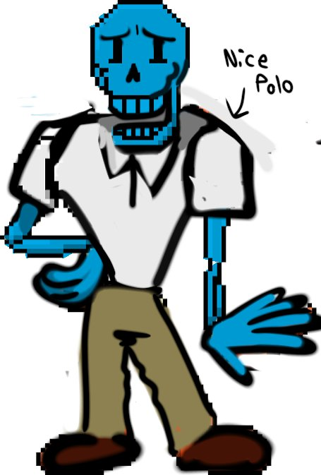classicconundru's tweet photo. been a while sense i posted my oc, blue papyrus https://t.co/pHfFYnfMNl