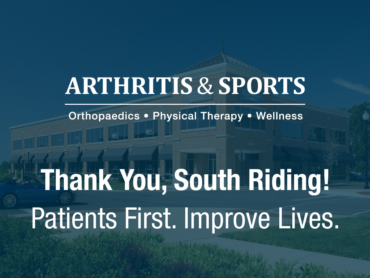 Arthritisports's tweet photo. 10 years in South Riding! 🎉

Arthritis &amp; Sports opened our South Riding, VA location on Sept. 12, 2016.

A decade later, we’re proud to continue providing specialized orthopedic + PT care to our community.

Read our story: https://t.co/u24HGOhF8Q https://t.co/iPMkQ09RnI