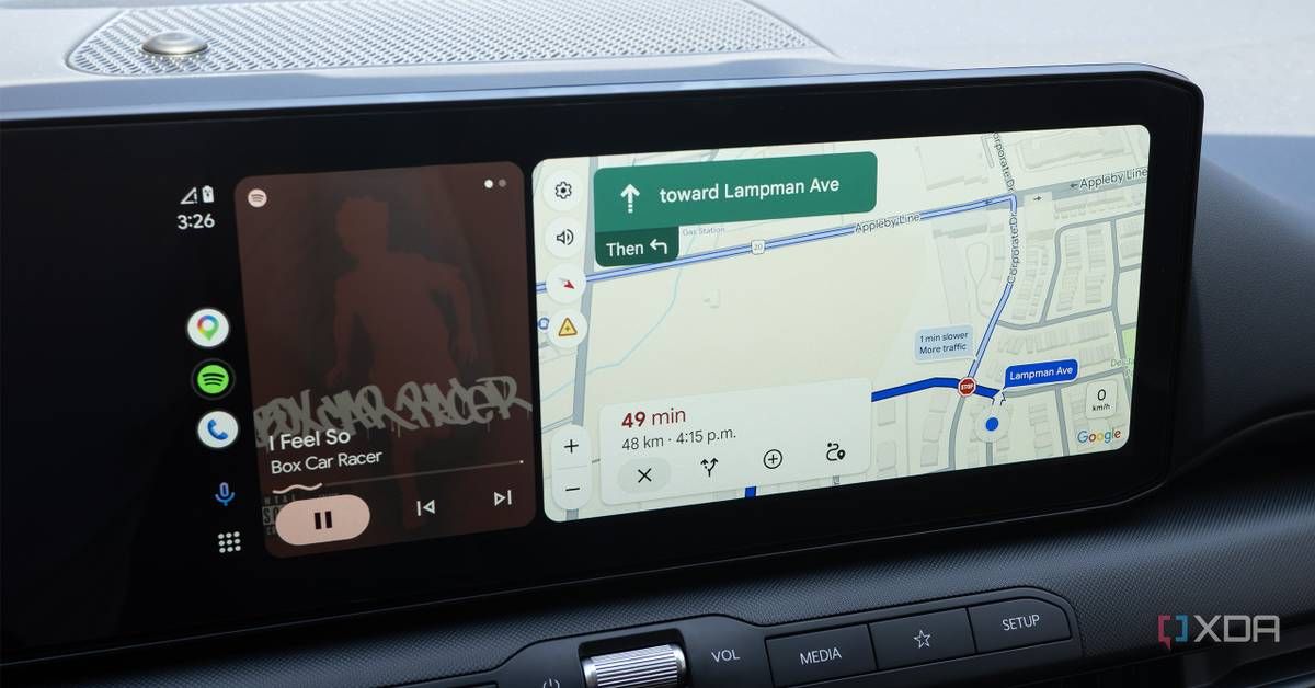 I changed one Android Auto setting, and I don't miss the bottom taskbar at all now