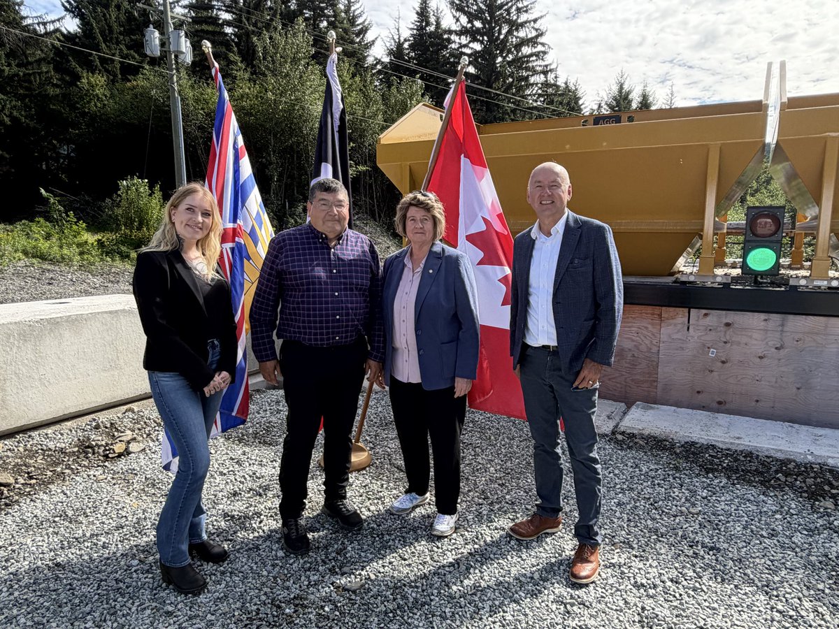 ellisbross's tweet photo. Last week, I had the opportunity to attend the blessing of the new Hagwil’ook Contracting Concrete Plant in the Nisga’a Village of Laxgalts’ap.

What they have accomplished is impressive. Bringing private sector investment and enterprise into a northern community is no easy task. I know firsthand how difficult it can be as I tried to accomplish something similar when I was Chief but failed.

This project shows that Laxgalts’ap is open for business, investment, and partnerships that can create real opportunities for the community and the north.

I envy what they have been able to accomplish, and I congratulate everyone involved in making this project a reality.