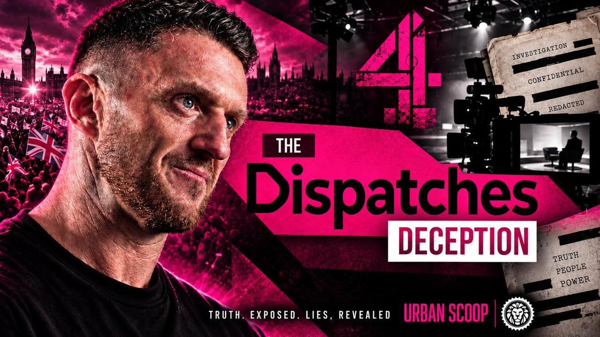 TRobinsonNewEra's tweet photo. Yes, you can watch it on YouTube.

https://t.co/F1xaR5cULa

#TheDispatchesDeception

@Matt_A_Shea @Channel4 https://t.co/3eoBy9fb98