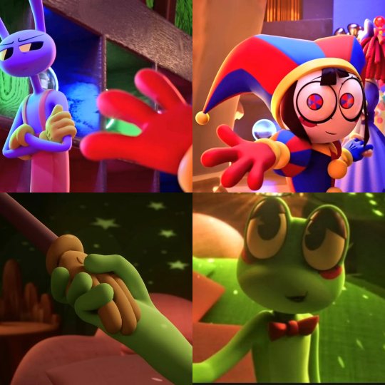 JaxxPompom50766's tweet photo. Oh dear... So that's why you didn't hold Pomni's hand that time...
.
.
#funnybunny #ribbitrabbit #tadc #pomni #jax #ribbit https://t.co/mkdQkd0gFh