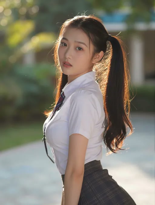 NickAda48531's tweet photo. Uniform shirt, tie, skirt — innocent 📸 I asked the AI to take her over the edge, POV, right there. A photo I'd never have guessed. See the version I made. 😉
See the result → https://t.co/0n9otI2Qm0
#AIvideo #photoToVideo #Uniform https://t.co/SHcwMc6ySa