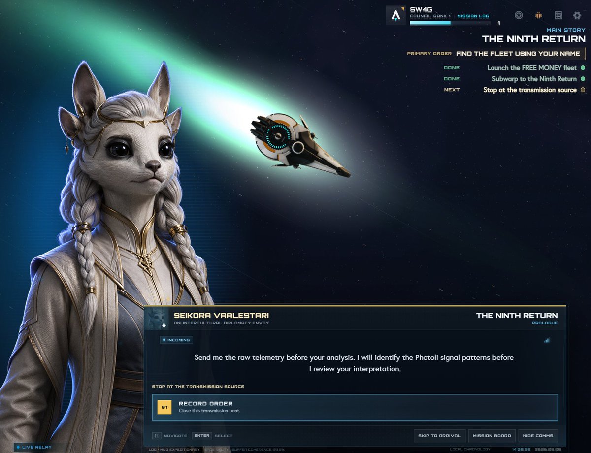 staratlas's tweet photo. SAGE PTR Phase III is now live!

Introduces the single player campaign and Democracy module ($POLIS), alongside many gameplay and econ balances. 

@ZinkSVM zXP earnings are still enabled for a limited time. Hop in. You have a galaxy to conquer.

https://t.co/6UbgmA9X4P https://t.co/KnvGiQfFzs