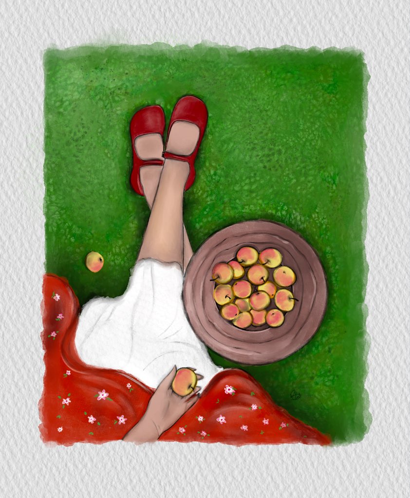 uniqueeart's tweet photo. Under the Apple Tree 🍎

8/10 Available | 5 ripple:native 

🫴🏻Digital Painting on Procreate

#XRP #xrpcafe #xrpcommunity 
Link⤵️ https://t.co/fhutPTxSTt