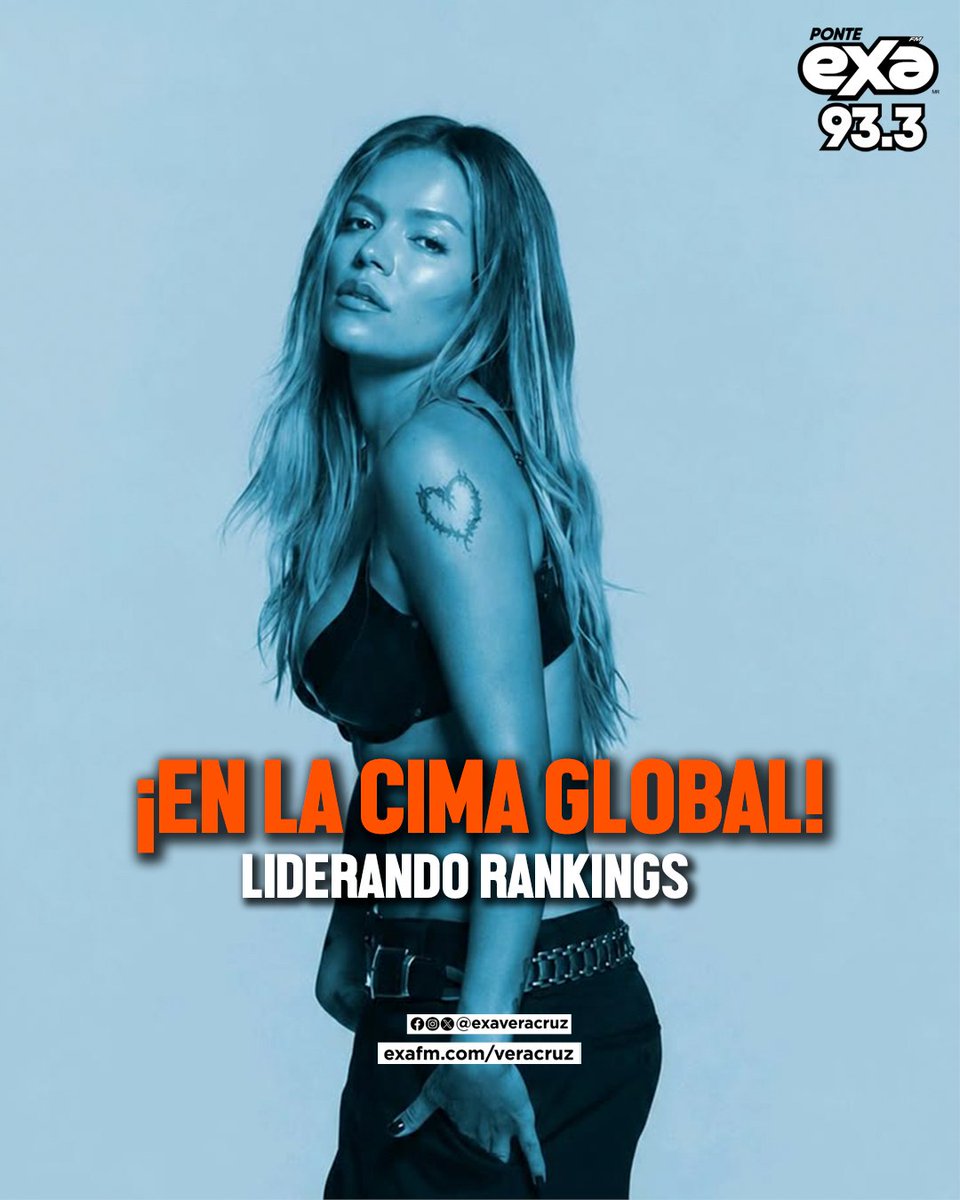 ExaVeracruz's tweet photo. LA BICHOTA SIGUE IMPARABLE! 
Karol G llega a la cima con Judeline y Rusowsky reinando los globales de Billboard con "BbY WOW" demostrando una vez más por qué es la reina absoluta del movimiento latino 📈🔥✨ https://t.co/9WW6dRkuNK