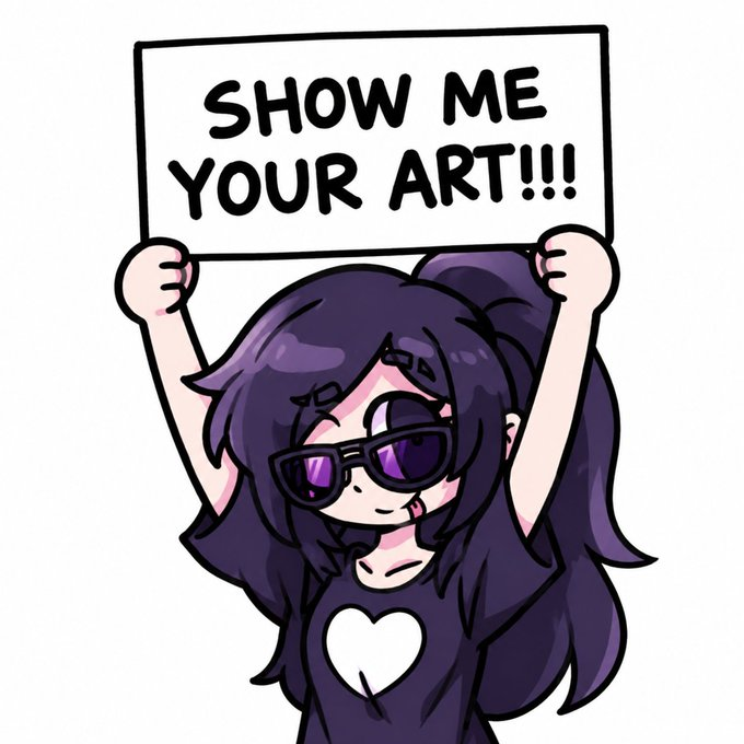 weirdlyinsaneee's tweet photo. ARTMOOTS WHERE Y’ALL AT‼️ 

Drop your art below!! I wanna see your OCs, illustrations, WIPs, Everything👀

RTs appreciated so more artists can join!!   

SHOW ME YOUR ART!!! 🫵
#artmoots #digitalart #artcommissions #artistsonX #OC #furryart #Smallartist https://t.co/5x0e8l9f8L