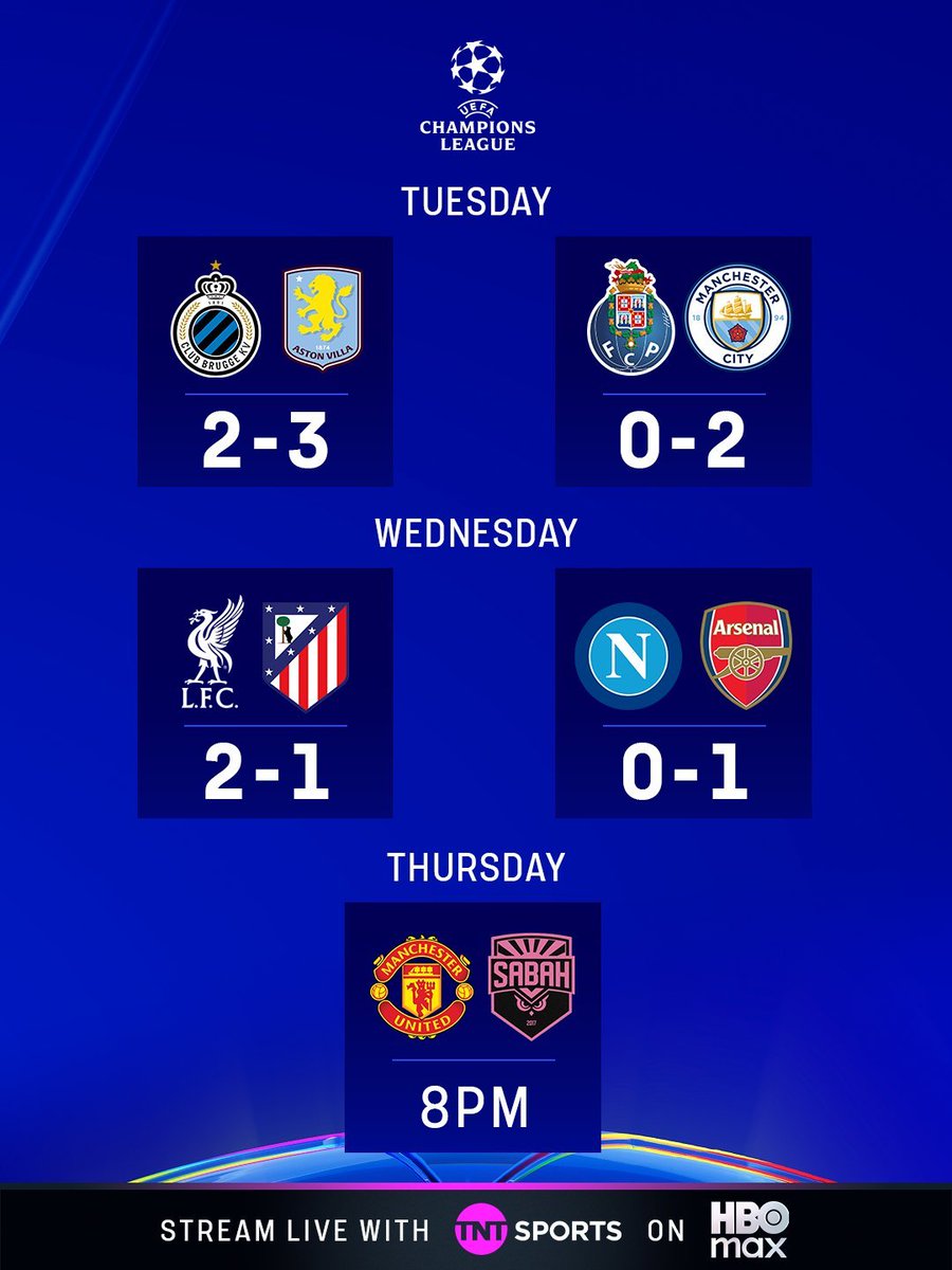 UtdFaithfuls's tweet photo. Every Premier League side have won their opening UCL game so far. 

Man Utd please don't do this to me I'm begging. https://t.co/06WYlZUfPQ
