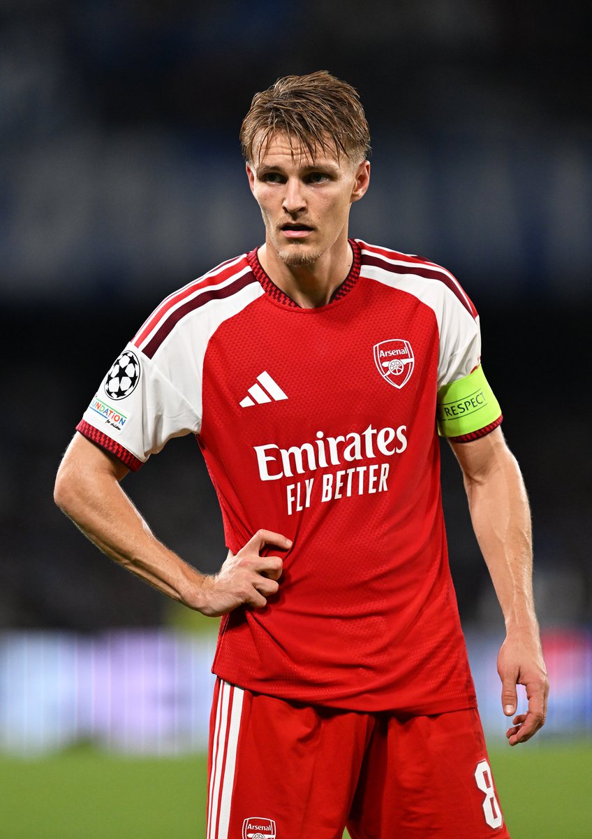 WhoScored's tweet photo. Martin Ødegaard created 6 chances vs Napoli - no player has created more on Matchday 1 of the Champions League. 🪄 https://t.co/Wnk4q78Fnj