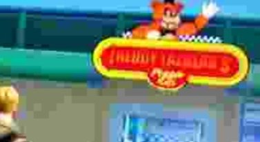 BaldiBasics484's tweet photo. My friend just sent me ts idk if it's fake but it shows the movie pizzeria in Fortnite (the random guy in the corner gave it away) #fnaf https://t.co/cfXdWDMycg