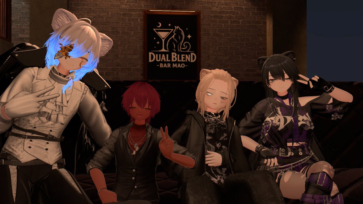 MVrwork76947's tweet photo. 今週のDUAL BLENDありがとうございました！
常連さんも初来店の方も一緒に楽しんでくれてうれしいです🐺
次回もよろしくお願いします！

 #VRC_MaoDB #VRchat https://t.co/4ZRlCLUD6r