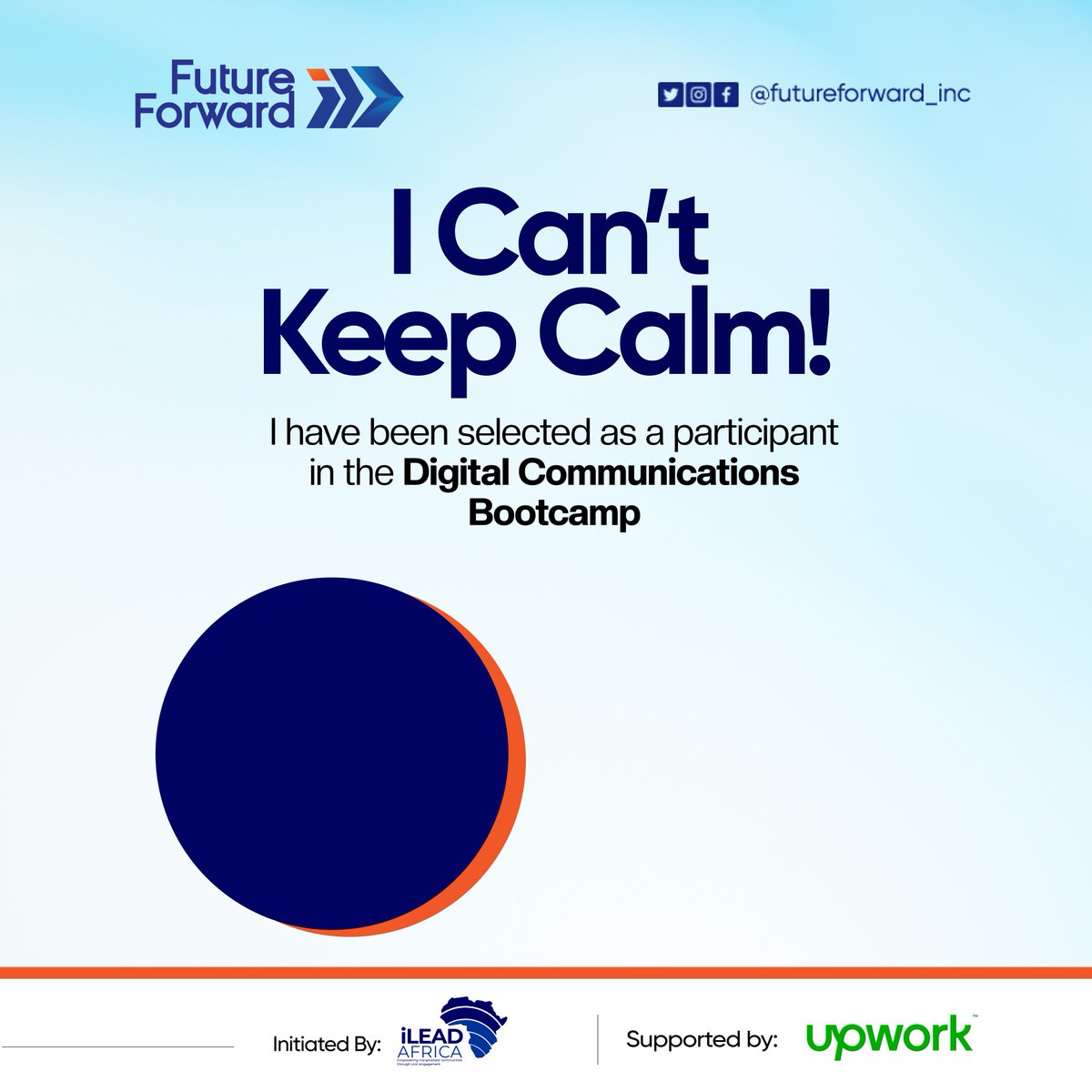RatioRooney's tweet photo. Excited to be selected for the Digital Communications Bootcamp! ๐
Iโm ready to learn, improve my communication skills, connect with other young people, and prepare for new opportunities.
Grateful to @futureforward_inc& @ilead4africa for this opportunity! ๐
#FFDCB #FutureOfWork https://t.co/JTHKnWZEB4