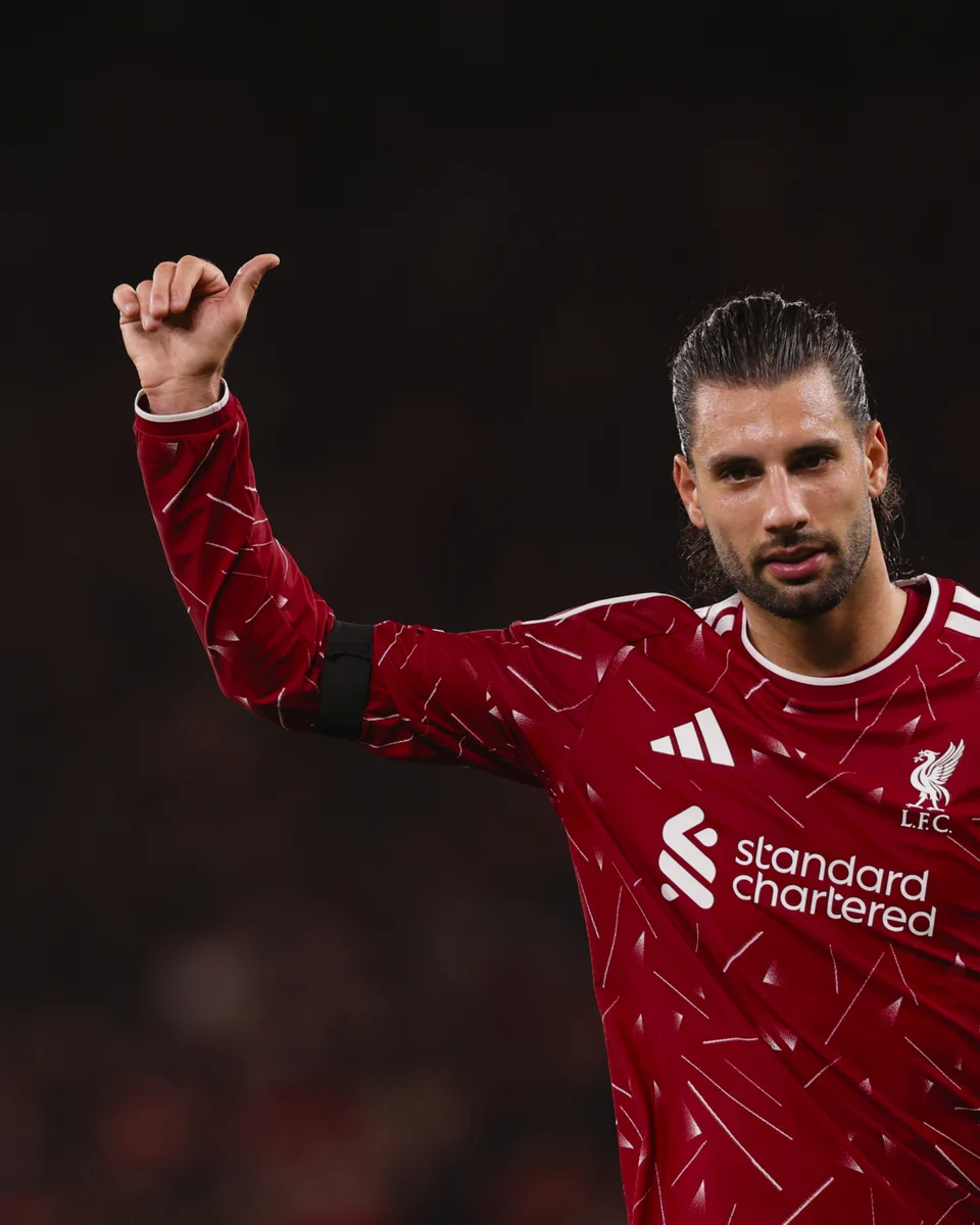 Photography of Dominik Szoboszlai during Liverpool vs Atletico Madrid.