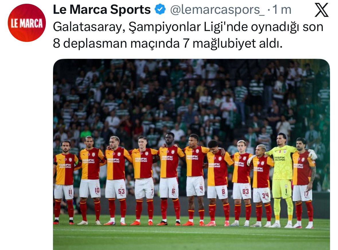 FahirEfendi's tweet photo. Türkiye’de 4 sene üst üste şampiyon yapılan takım avrupada son 8 deplasmanın 7sinden mağlubiyet aldı!

siz Avrupa fatihi değilsiniz, siz Türkiye’nin bayernide degilsiniz, siz Türkiye’nin kollanan takımısınız , Avrupanında rezilisiniz, 

Başkada bir halt degilsiniz.. https://t.co/Km2MwH3KuJ