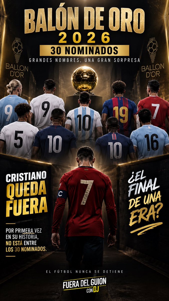 princedejota's tweet photo. CRISTIANO RONALDO, FUERA DEL BALÓN DE ORO. https://t.co/zzguN1eIoK vía @YouTube https://t.co/CYGyXkXReE