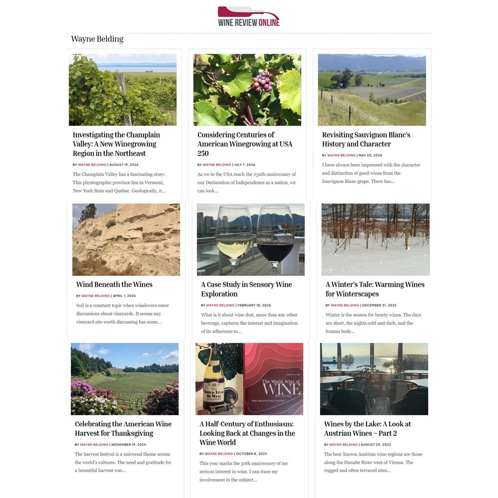 WayneBeldingMS's tweet photo. You can find #wine articles by all @WineReviewOnlin's authors, including my articles, at https://t.co/Saa78QB1tr https://t.co/iKlVRYdvFh