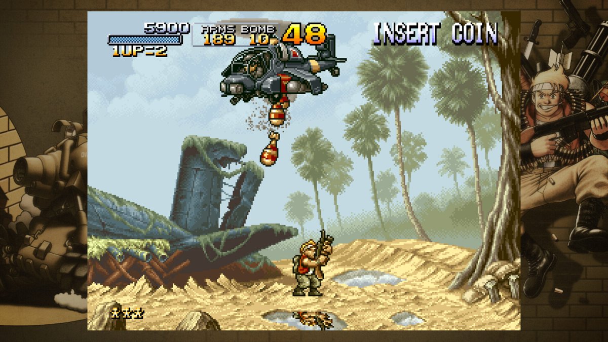gamespark's tweet photo. 『メタルスラッグ』シリーズ10作品収録！『METAL SLUG ULTIMATE COLLECTION』はオンライン協力やリワインド機能搭載。2027年発売
https://t.co/LQq6vVSrOK
協力プレイは世界中のプレイヤーと遊べる＆フレンド招待機能あり 
https://t.co/NUA8EftT52 https://t.co/JdayhmoD0F