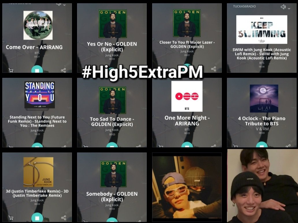 TaeKook_Radio's tweet photo. Thanks @RadioTucka56 for 🎶 by #V #JUNGKOOK & #BTS tonight on the #High5ExtraPM
#ComeOver #ARIRANG
#YesorNo #Golden
#CloserToYou #MajorLazer
#SWIM JK ACOUSTIC
#StandingNextToYou FF
#TooSadToDance
#OneMoreNight
#4oClock #RM
#3D #Timberlake
#Somebody
#TKRadio ✨️❤️💜🫶🤝 https://t.co/G07uHvVrNx